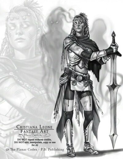 Barbarian Warrior by Cristiana Leone
