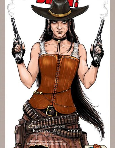 Calamity Janet - Bang Legends - by Cristiana Leone