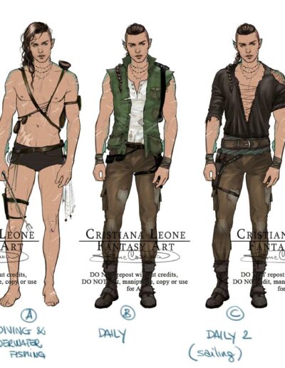 Herm Outfits sheet by Cristiana Leone