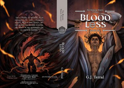 Bloodless -book cover - by Cristiana Leone