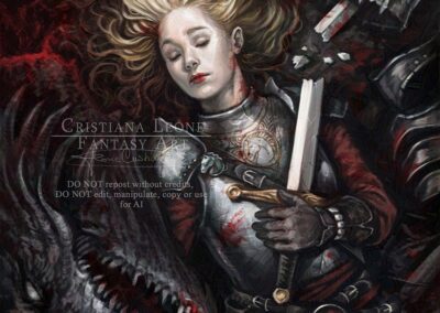 Eowyn "I am No Man" - digital painting by Cristiana Leone