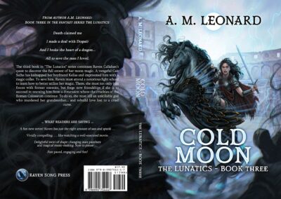Cold Moon - Book Cover Illustration - by Cristiana Leone